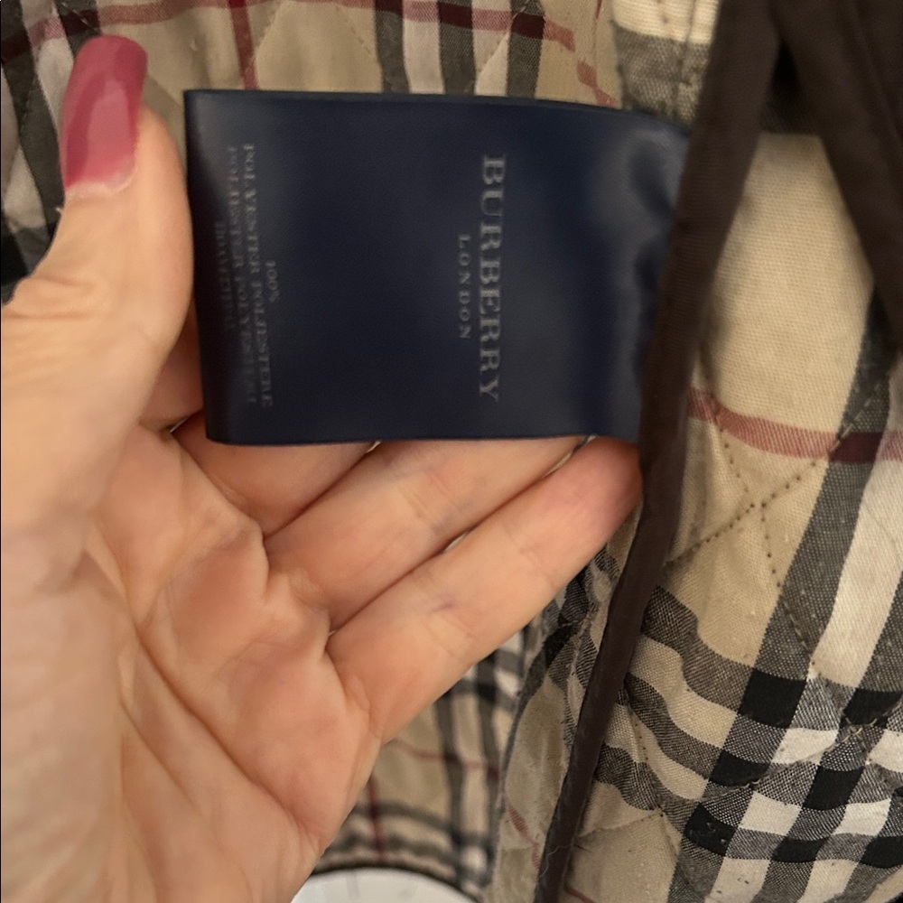 Burberry Dark Brown Quilted Jacket - Picture 4 of 7
